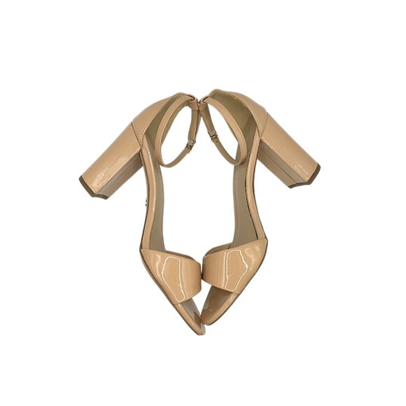 Sam Edelman YARO Blush Patent Leather Block Heel Sandals – Women’s Size 7.5 W - Picture 9 of 10